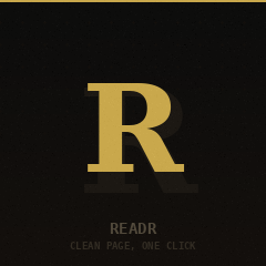 READR - Product Hunt launch logo and brand identity