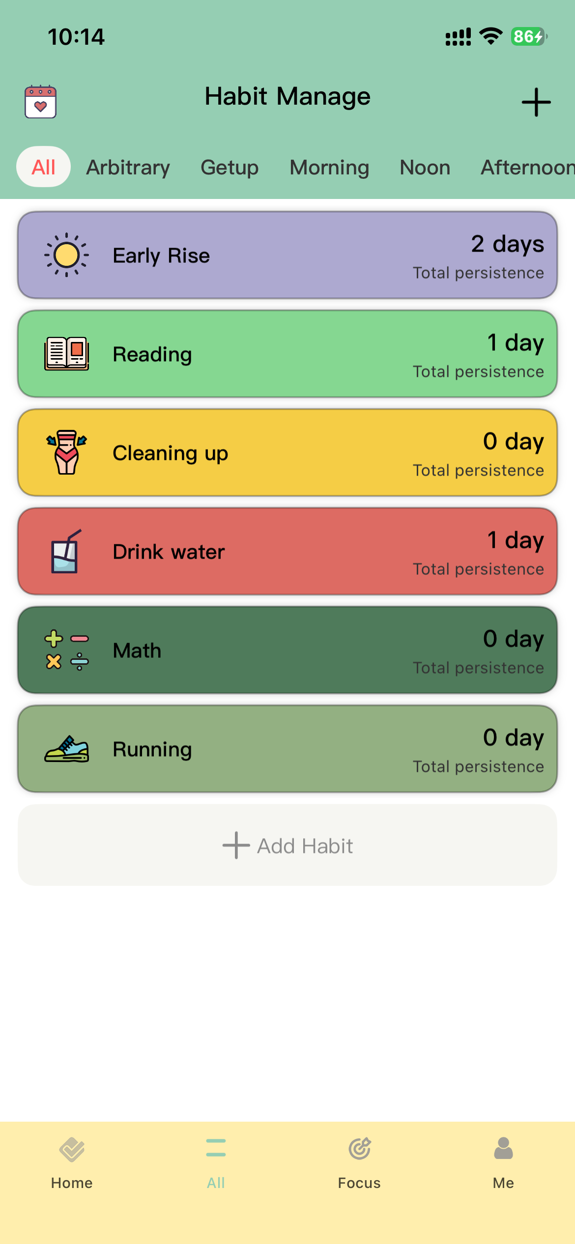 Tiny Habits Tracker - Screenshot 2 showing product features and functionality