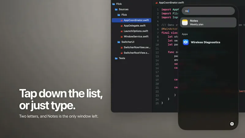 Flick screenshot 1 (video preview)