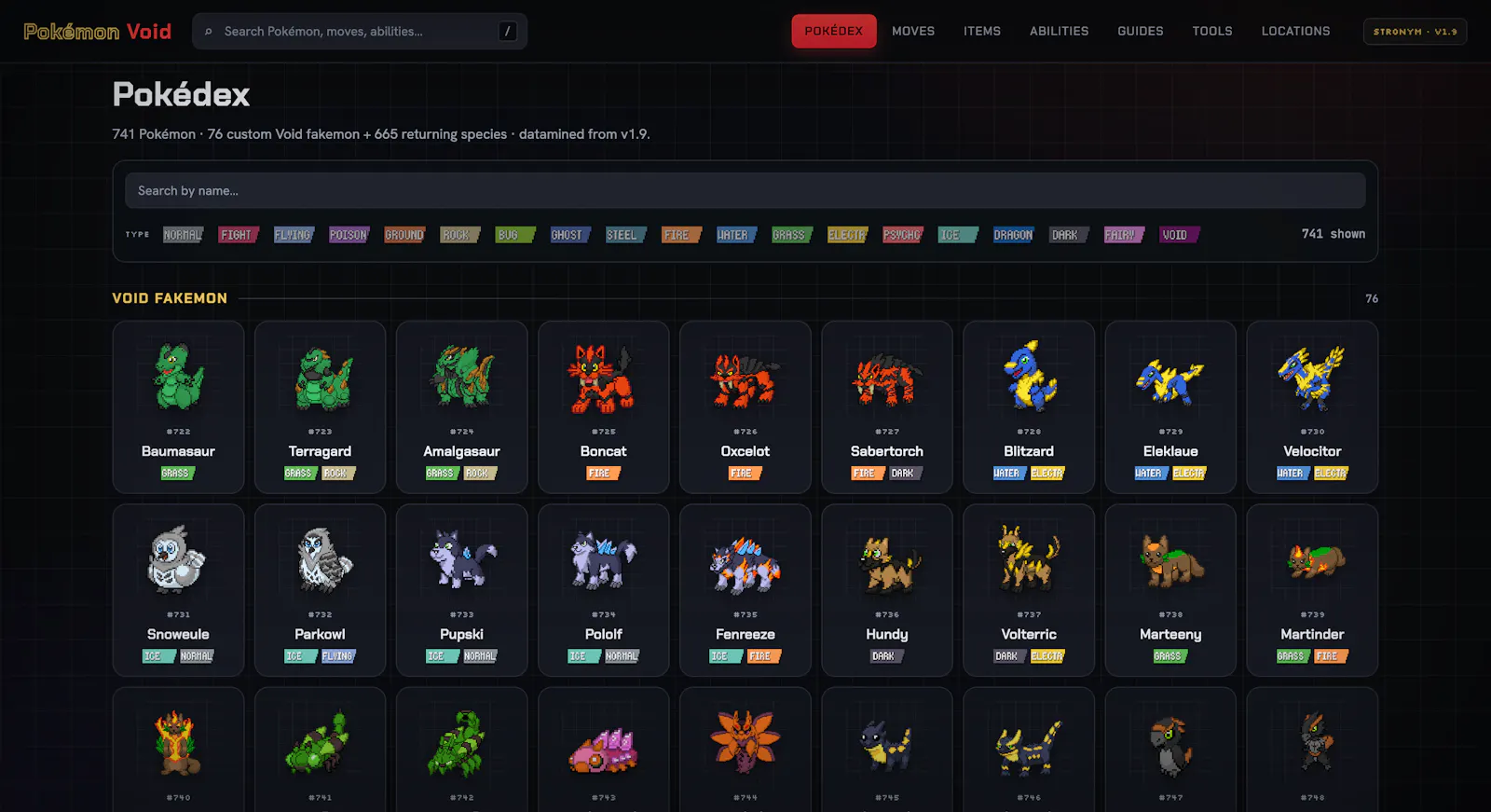 Pokémon Void Wiki screenshot 4