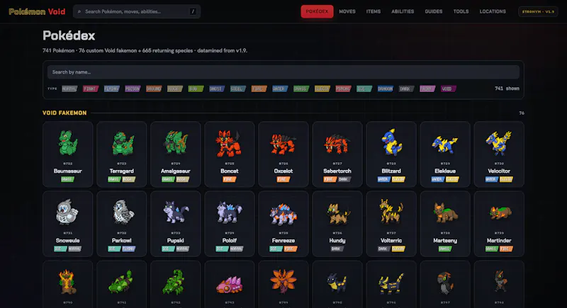 Pokémon Void Wiki screenshot 4