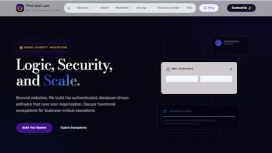 First and Last — Web & Interactive Tools gallery image