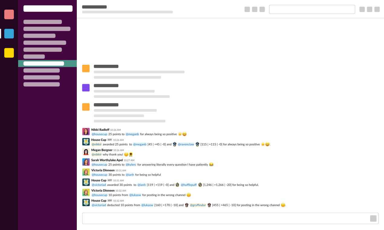 Harry Potter Slack and Discord House Cup gallery image