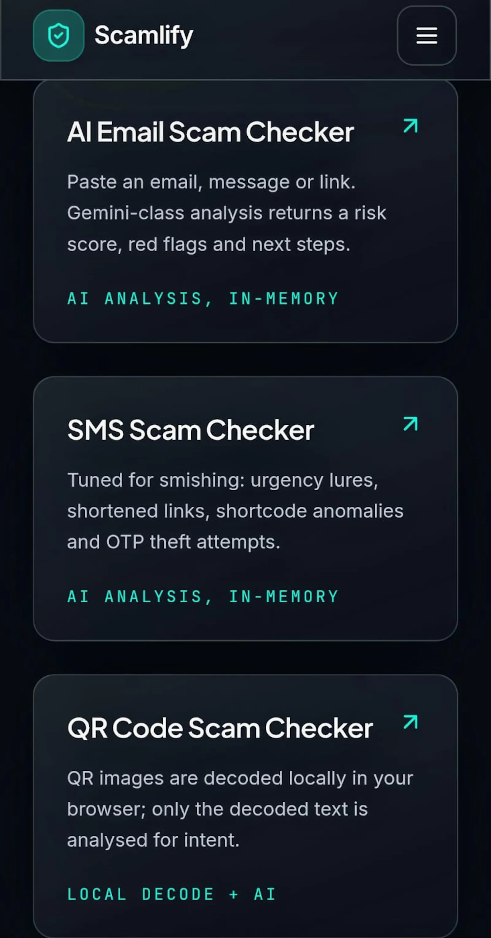 scamlify screenshot 2