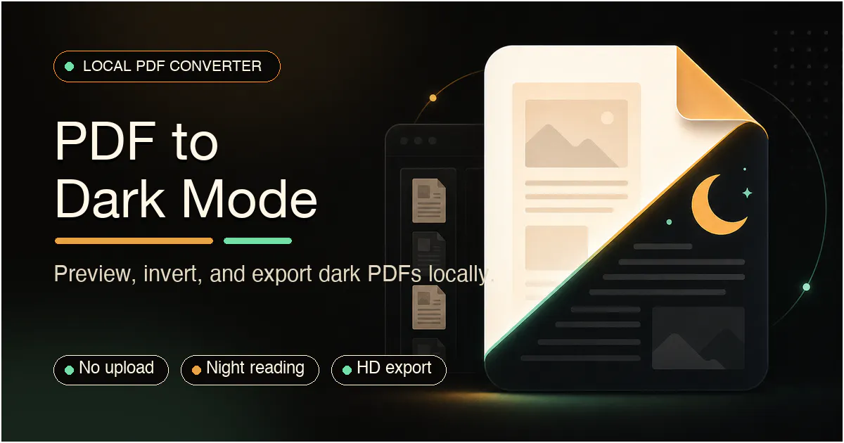 PDF to Dark Mode gallery image