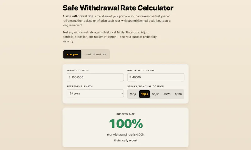 FIRECalculatorHQ screenshot 2