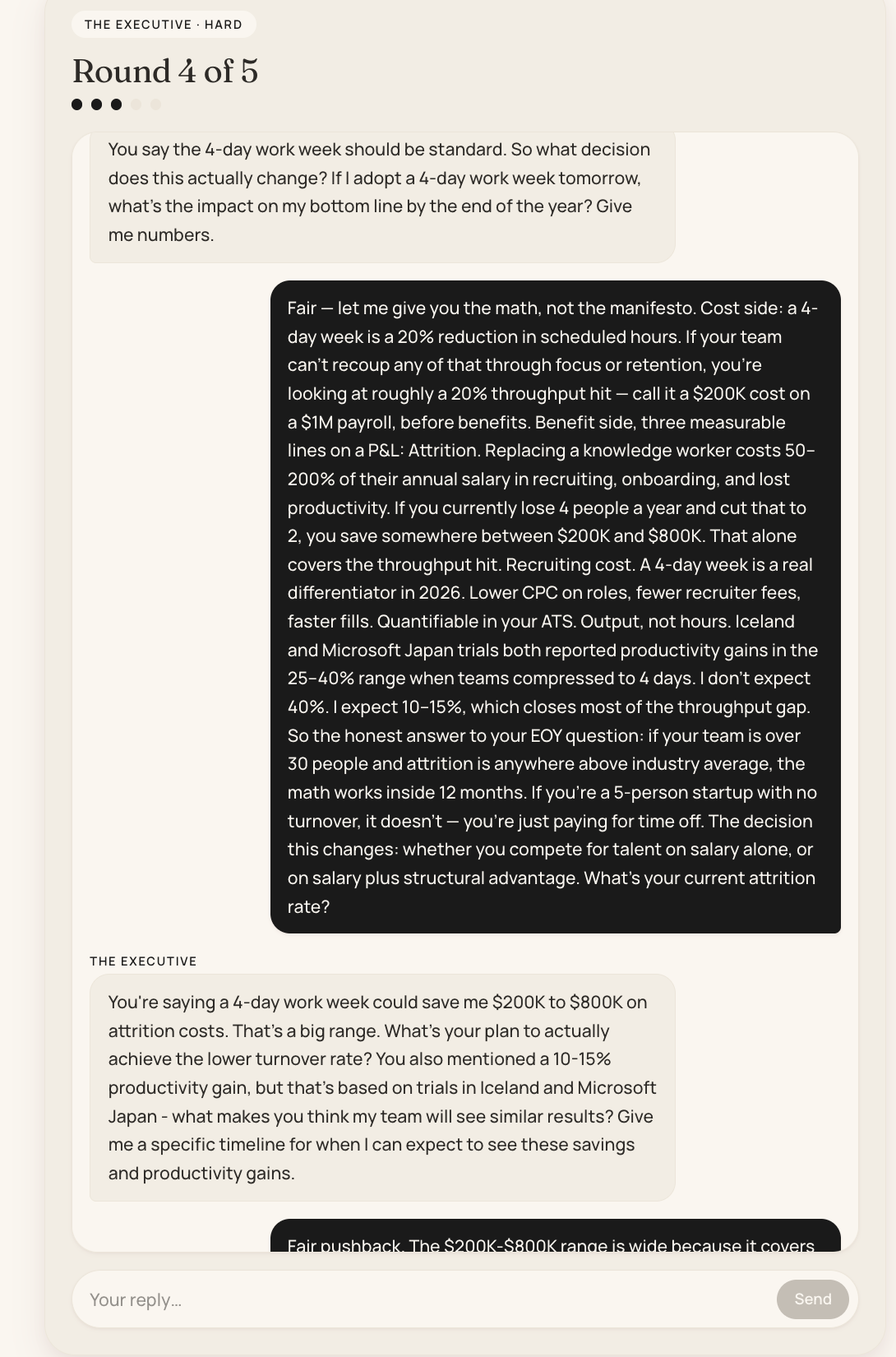 Spar — Train your thinking with AI gallery image