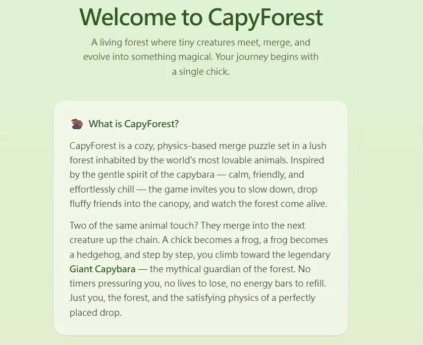 CapyForest gallery image