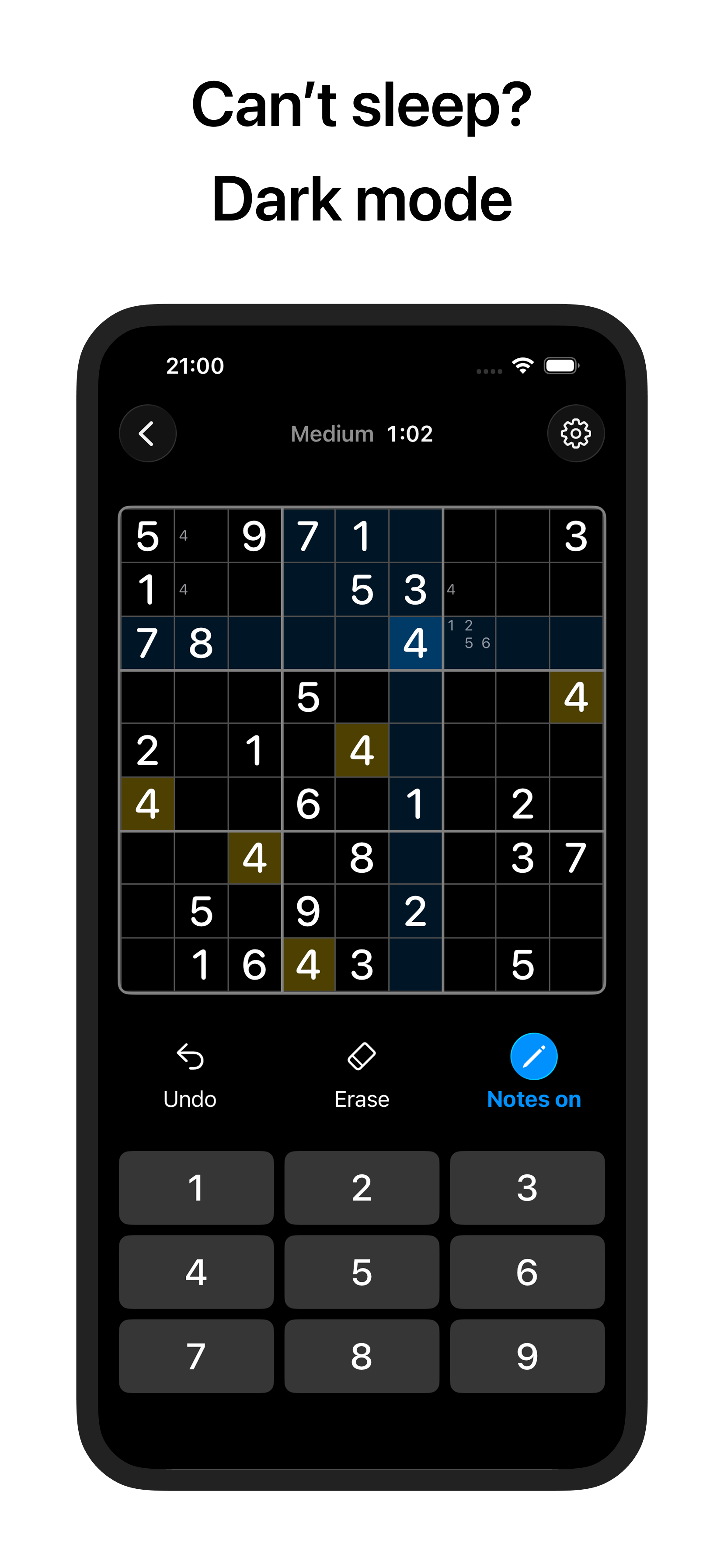 Sudoku - Screenshot 2 showing product features and functionality