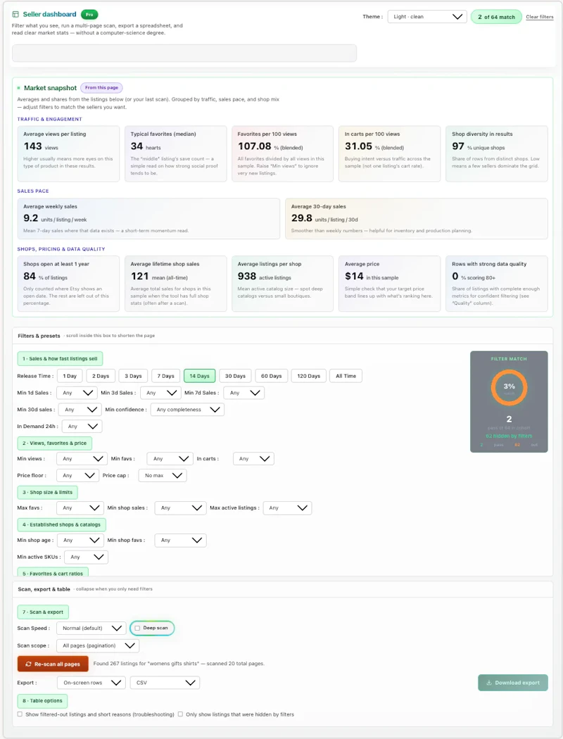 Etsy Winner Finder screenshot 2