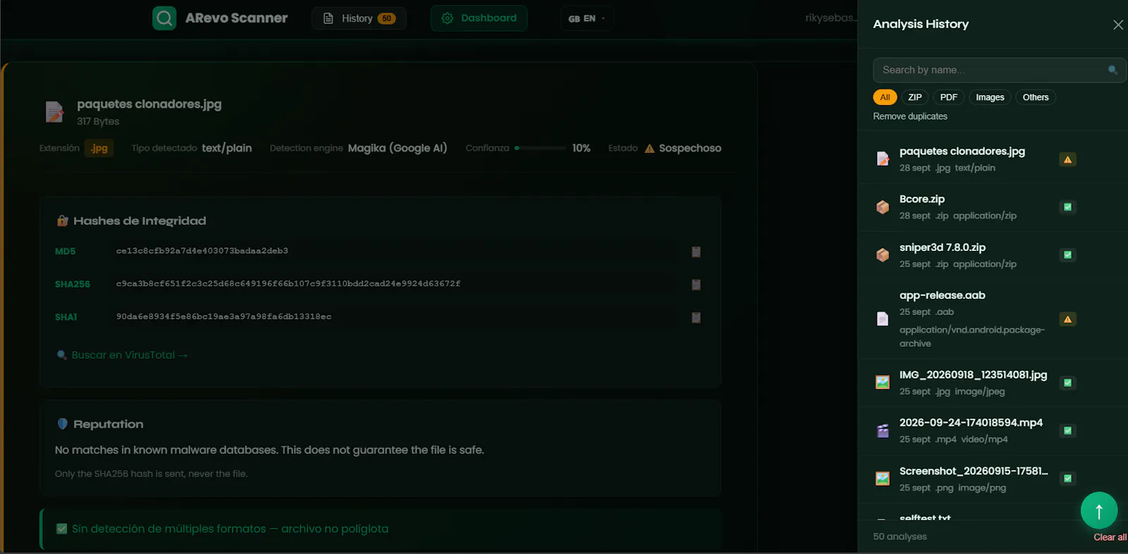 ARevo Scanner screenshot 3