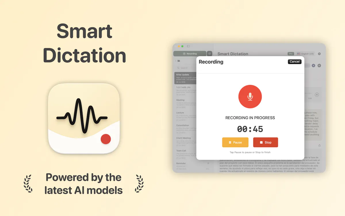Smart Dictation