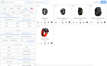 The Fitness Tracker Database gallery image