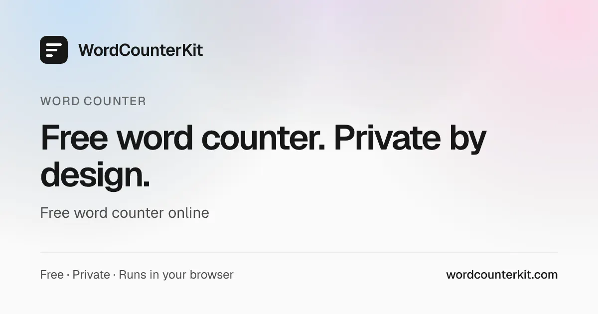 WordCounterKit gallery image