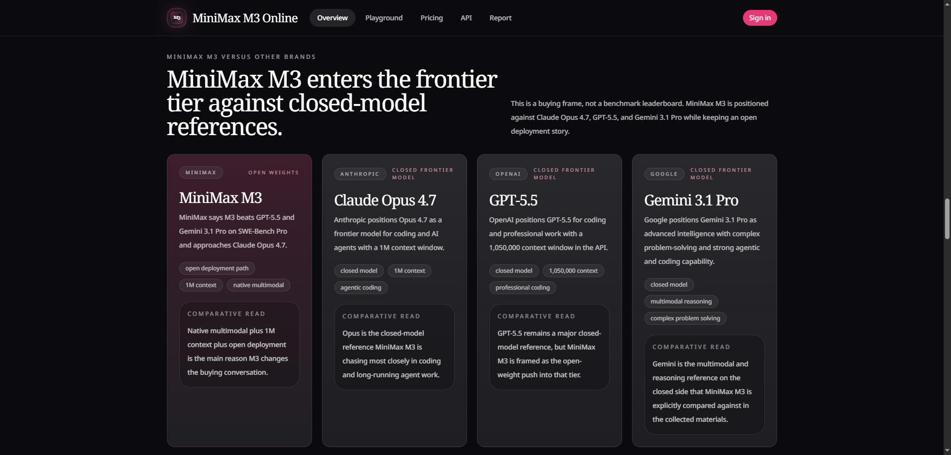 MiniMax M3 Online gallery image