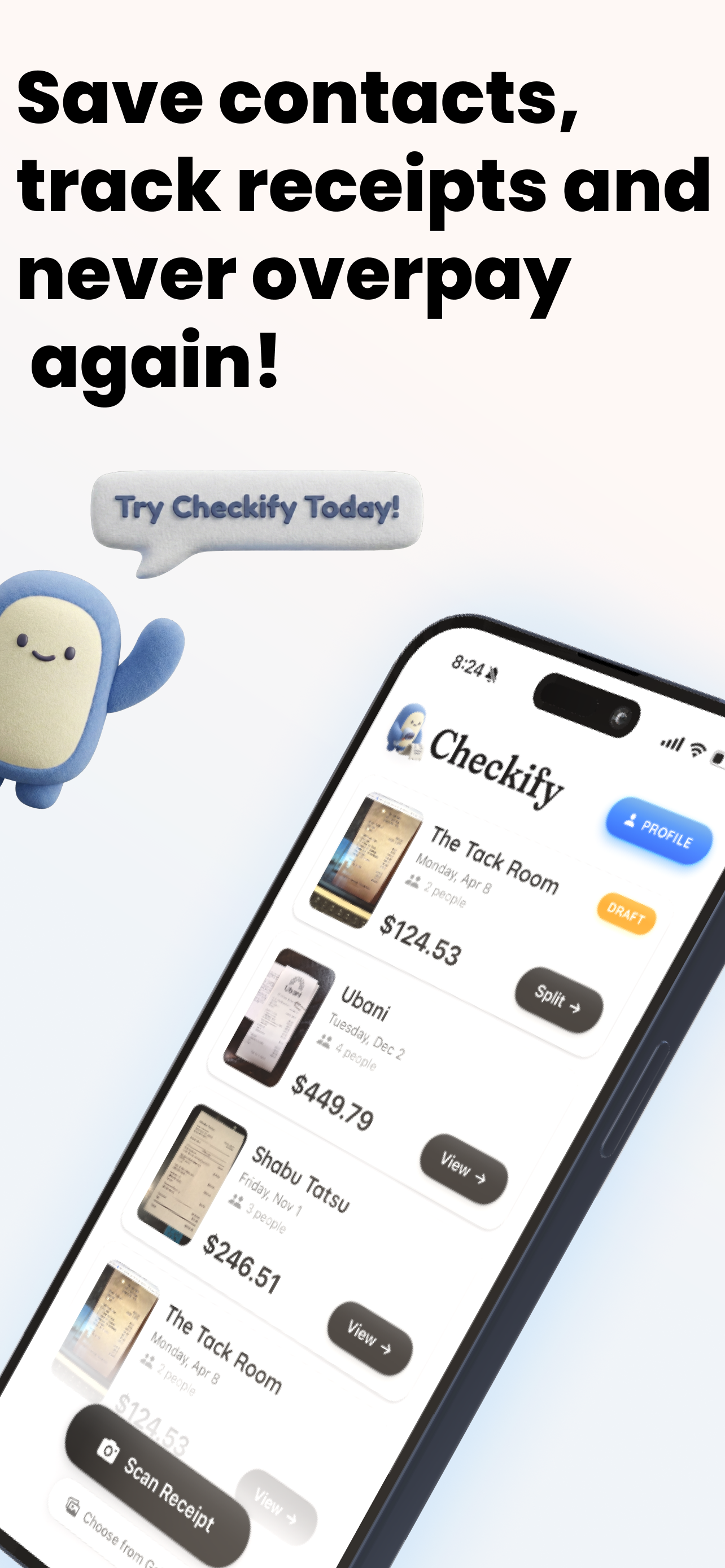 Checkify: #1 AI Bill Splitter gallery image