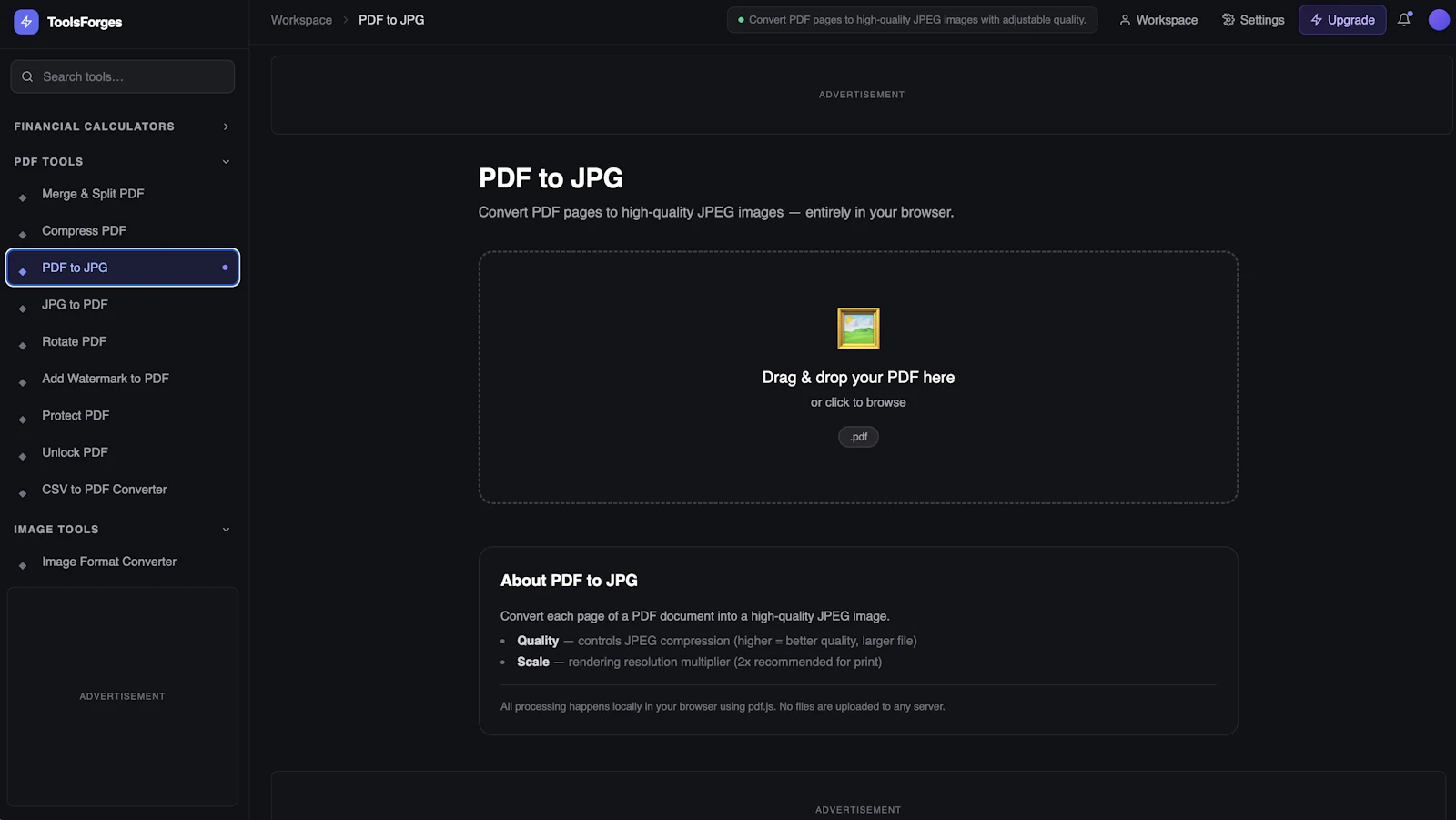 ToolsForges screenshot 1