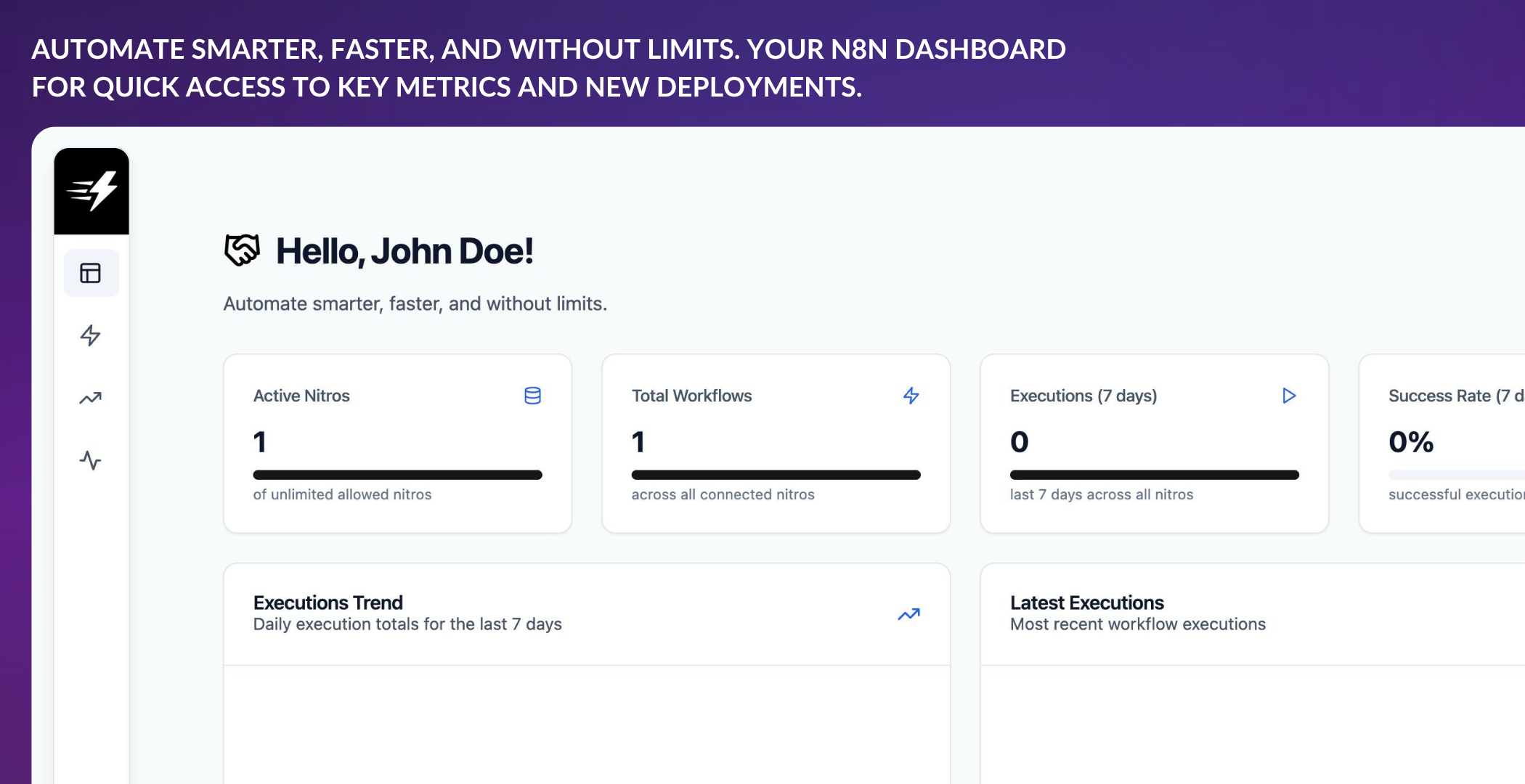 N8Nitro - Main screenshot showing features and interface