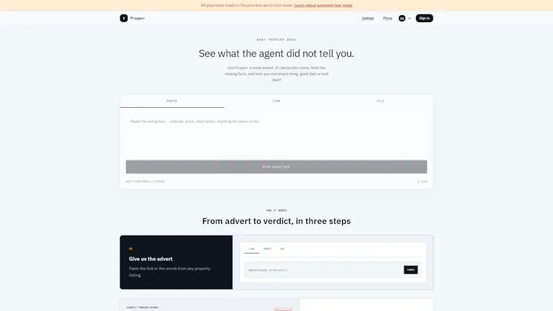 Properr screenshot 1