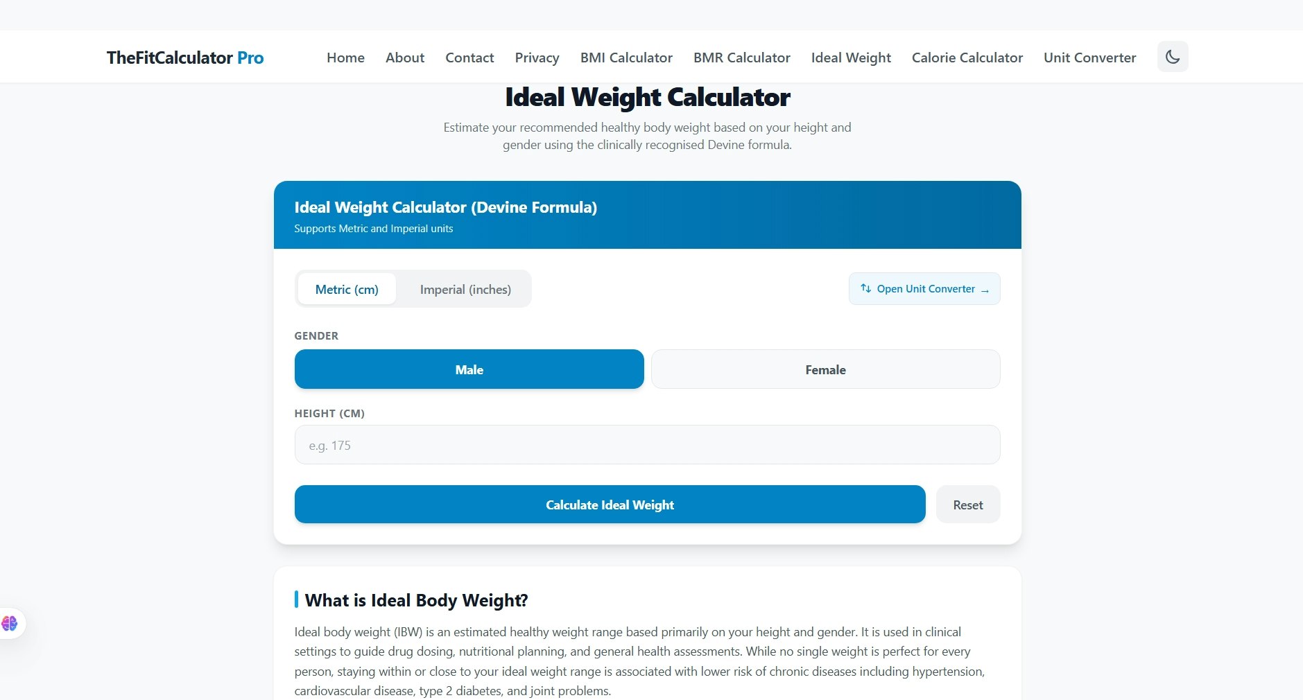 Free Health Calculator gallery image