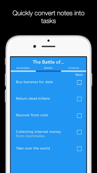 Victories - todo app gallery image