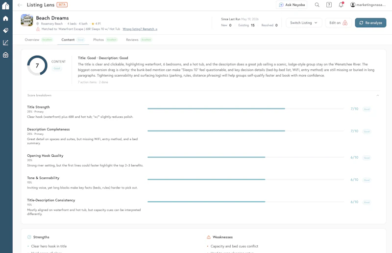 Listing Lens screenshot 2