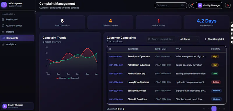  Quality management software   screenshot 4