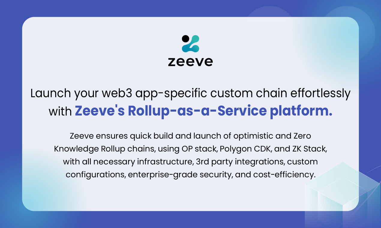 Zeeve Rollups as a Service media 1