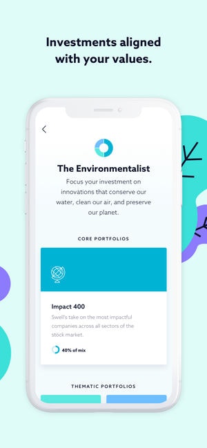 Swell Investing iOS app gallery image