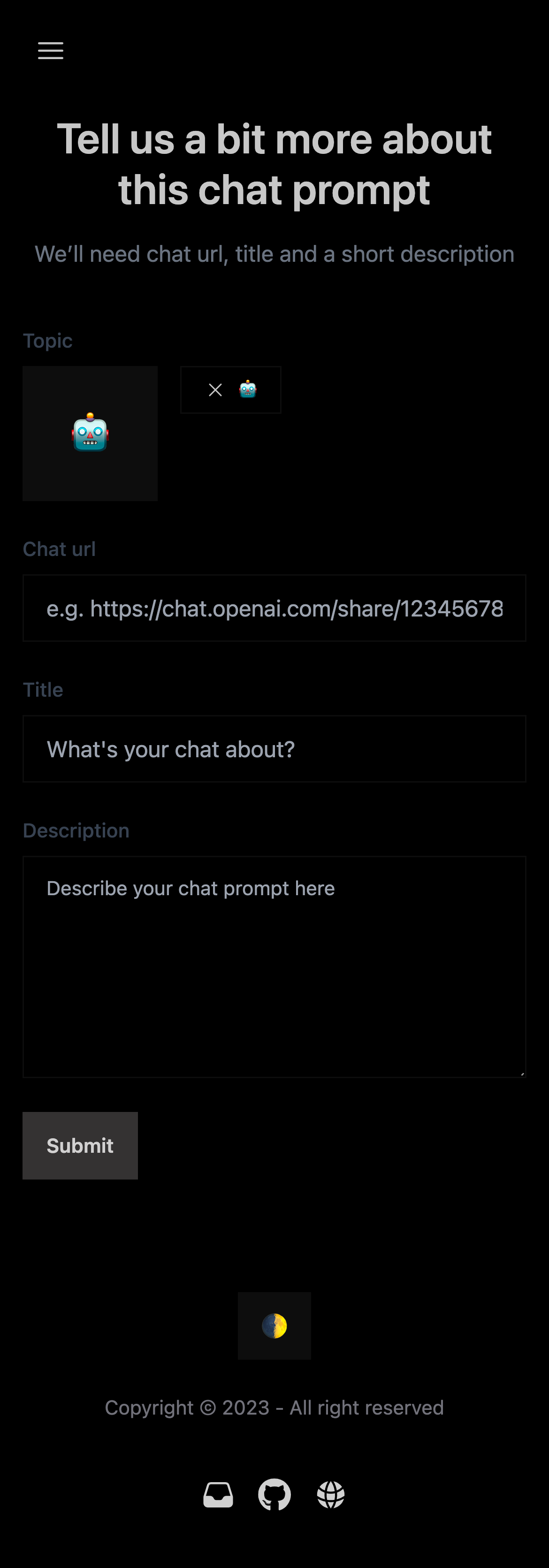 chatgpt 프롬프트 허브 - chatgpt 프롬프트를 한 곳에서 발견, 큐 레이트 및 공유 미디어 3
