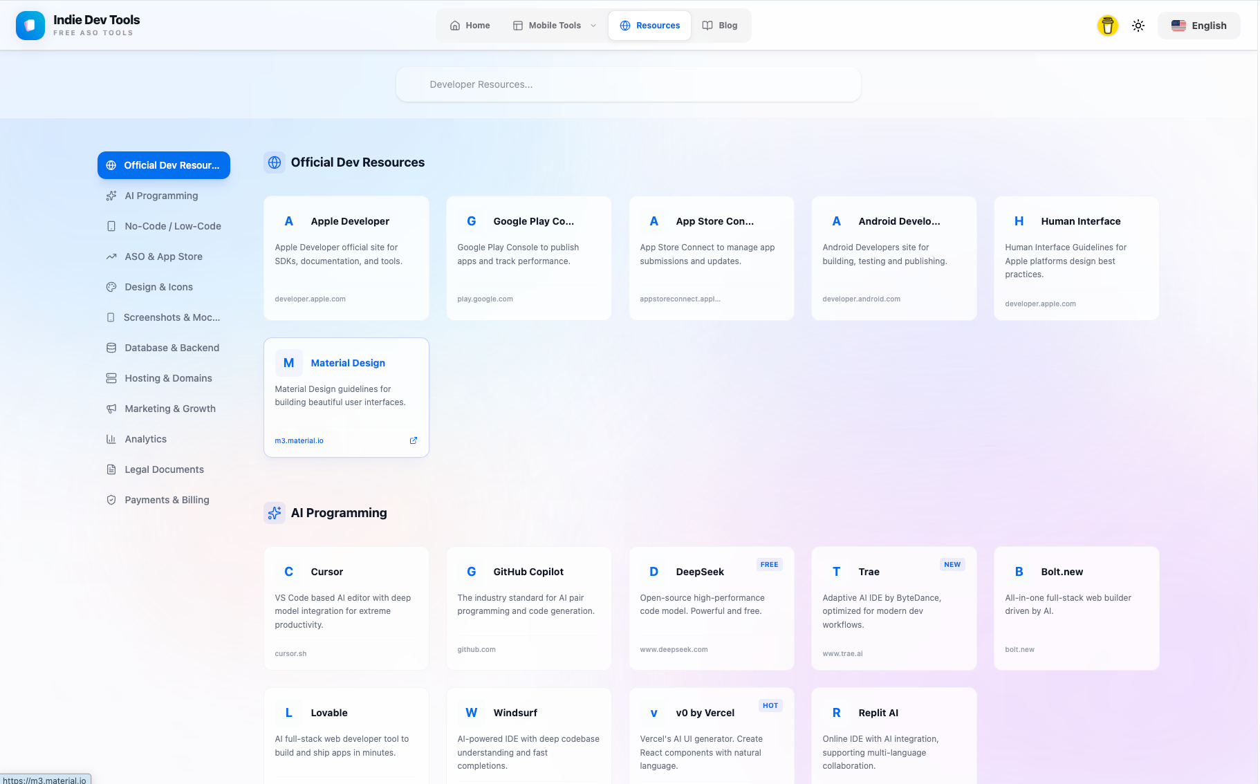Indie Dev Tools gallery image