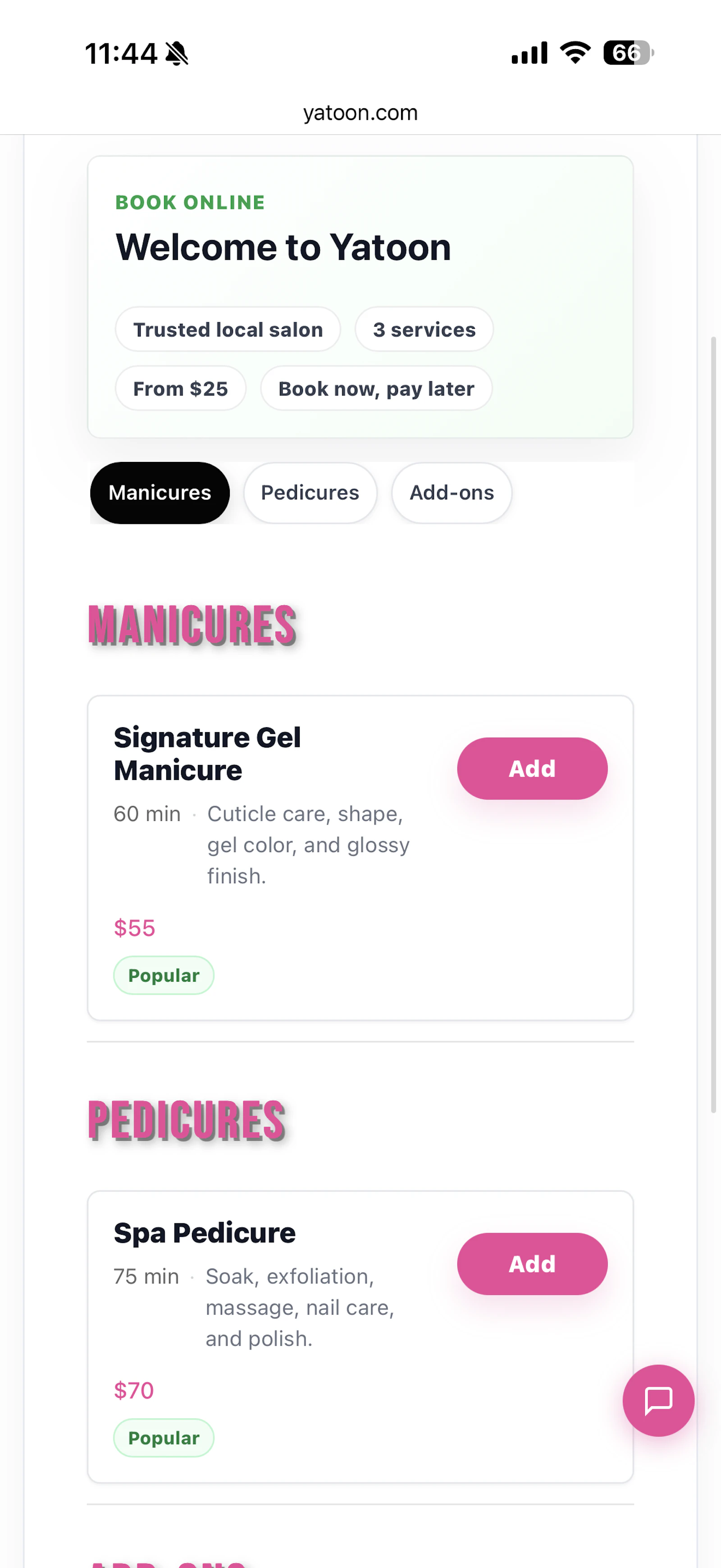 Yatoon Booking for Salons & Spas screenshot 15