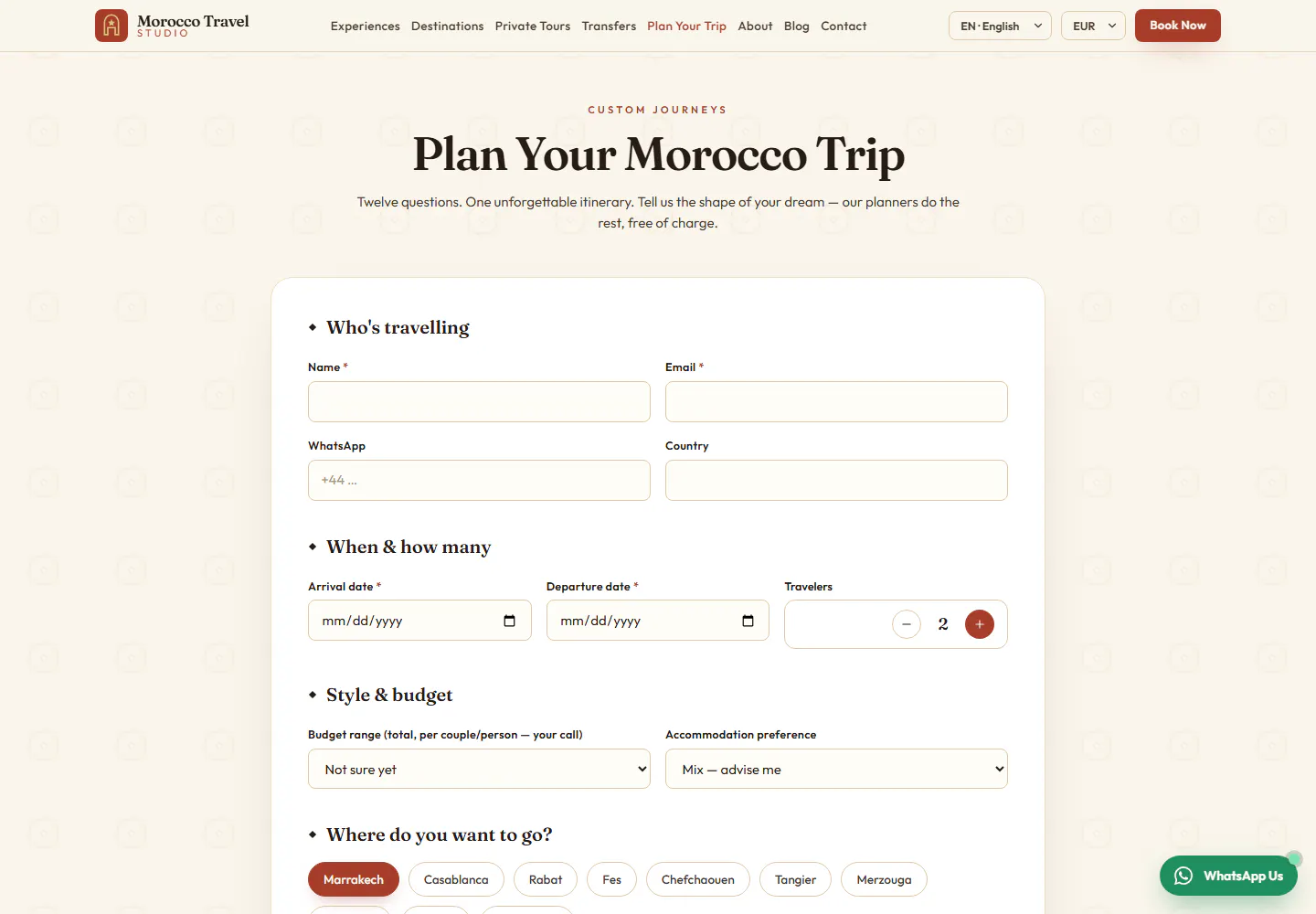 Morocco Travel Booking Platform gallery image