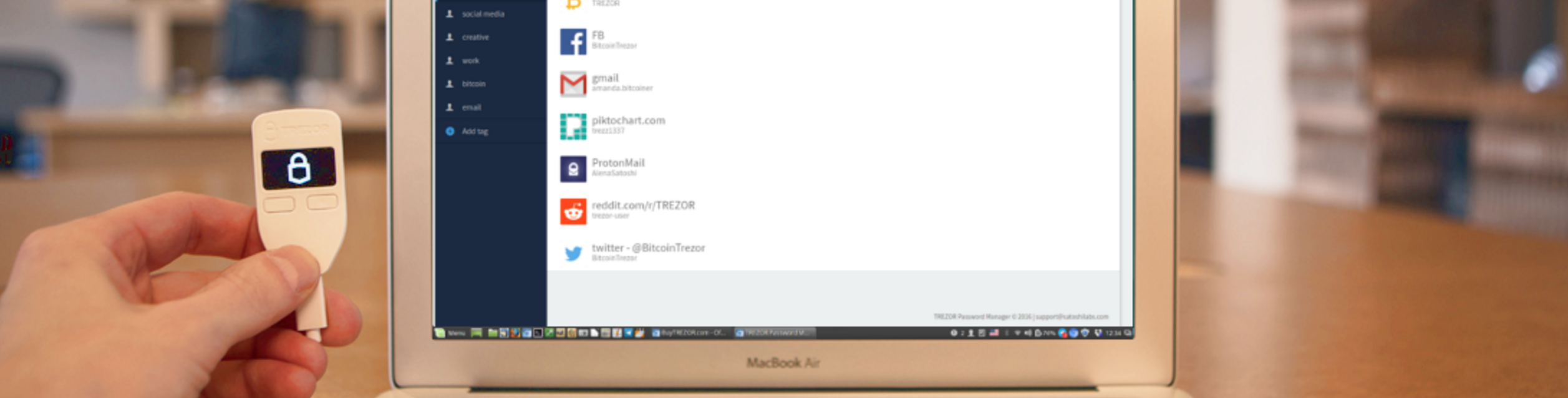 Trezor Password Manager gallery image