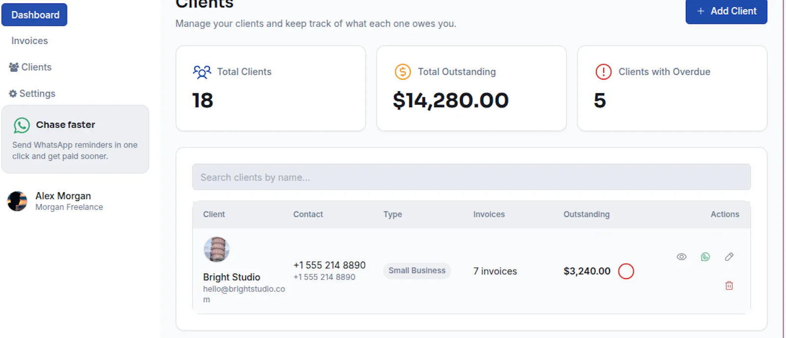 Duely — Smart Invoice Tracking screenshot 2