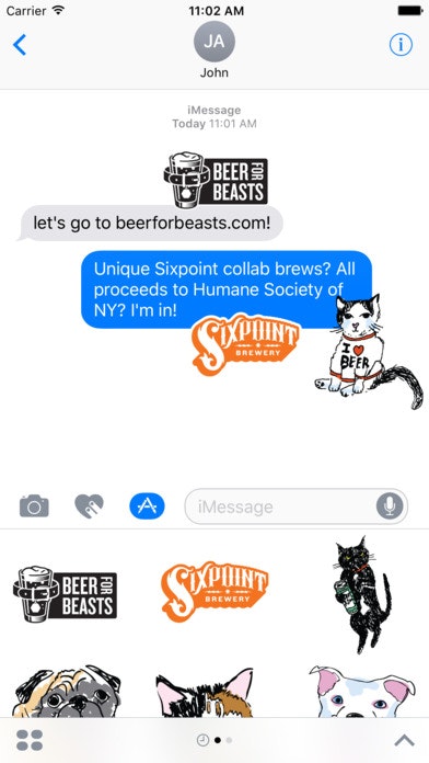 Beer For Beasts - Free iOS Stickers gallery image