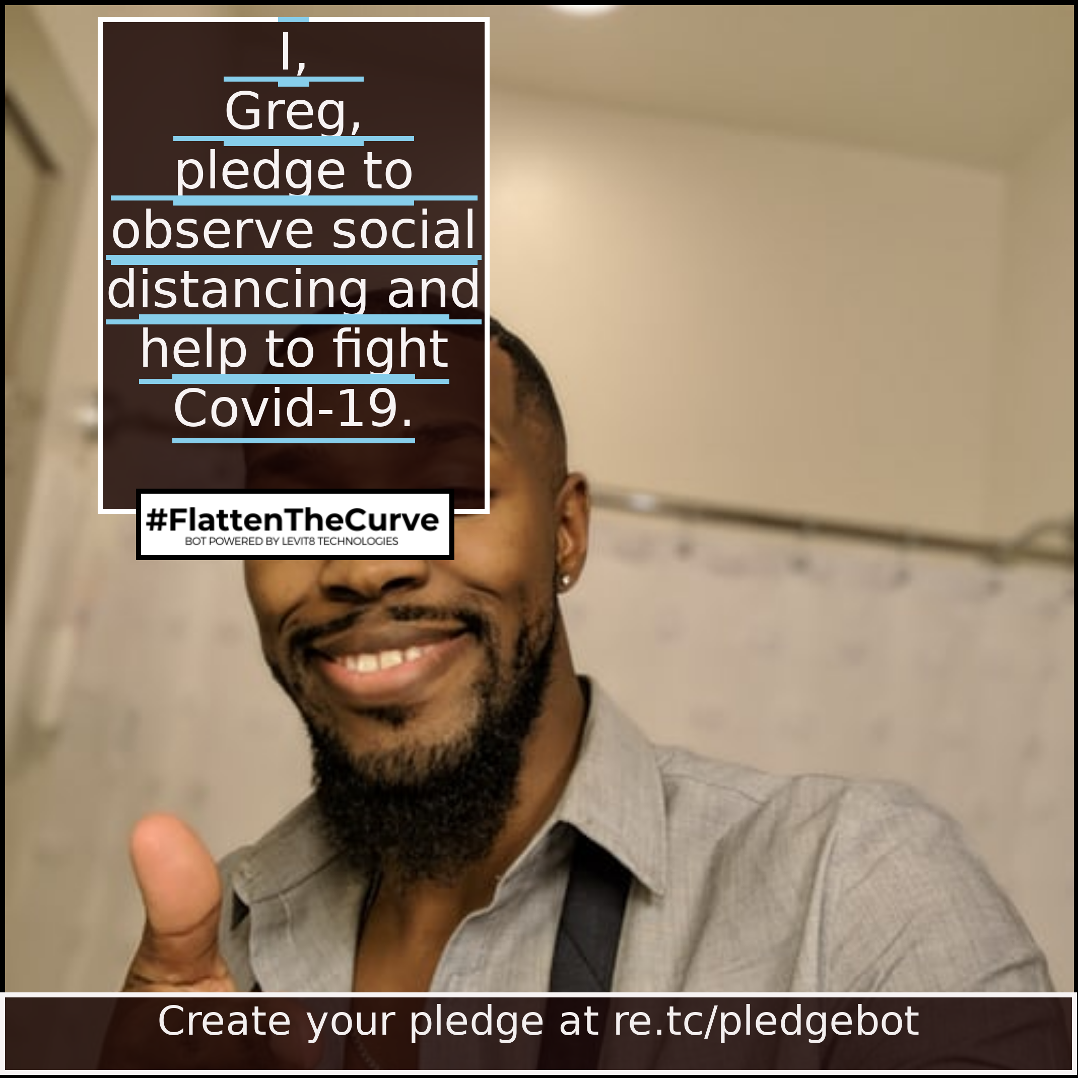 Pledge Bot Against Covid-19 gallery image