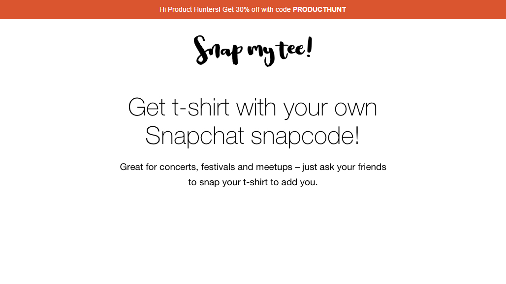 Snap my tee! gallery image
