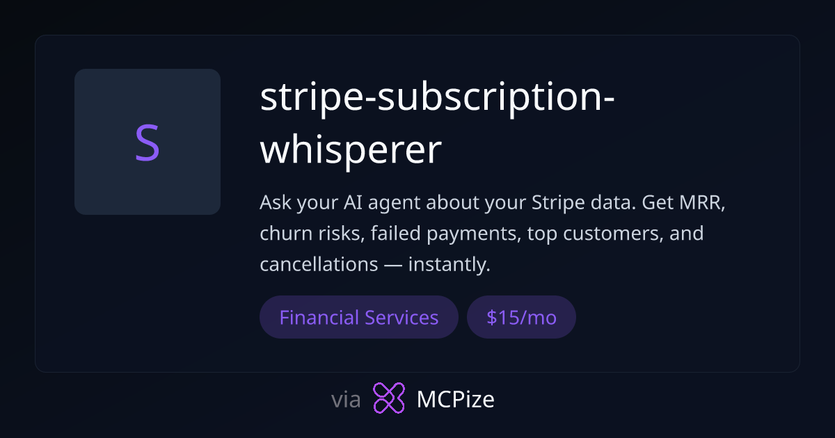 Stripe Subscription Whisperer gallery image