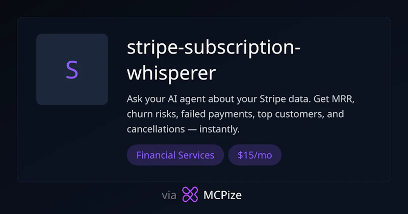 Stripe Subscription Whisperer screenshot 1