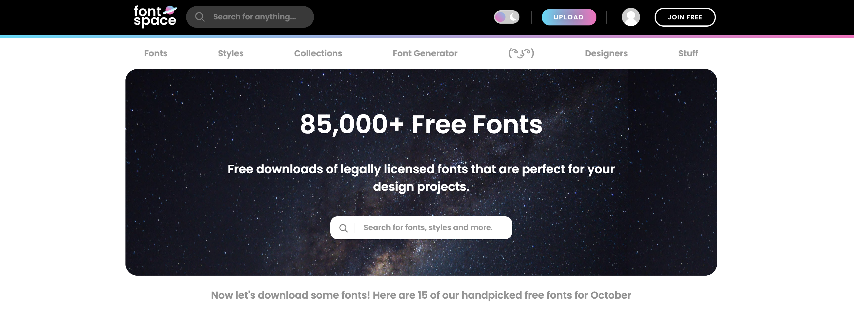 Fontspace gallery image