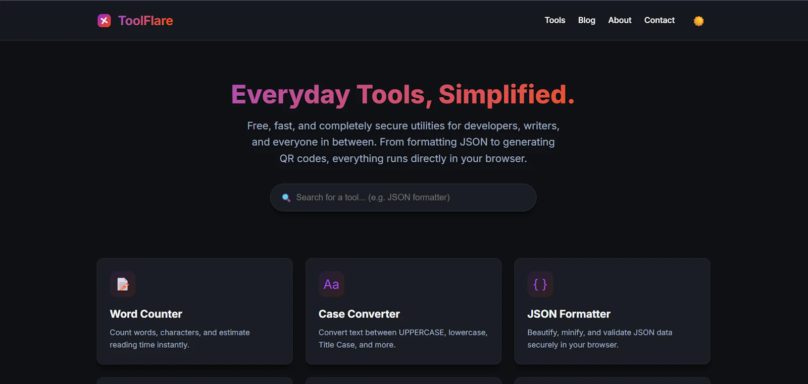 ToolFlare screenshot 1