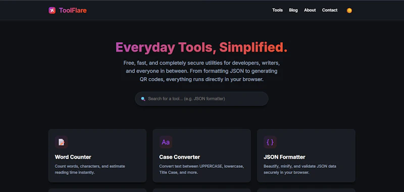 ToolFlare screenshot 1