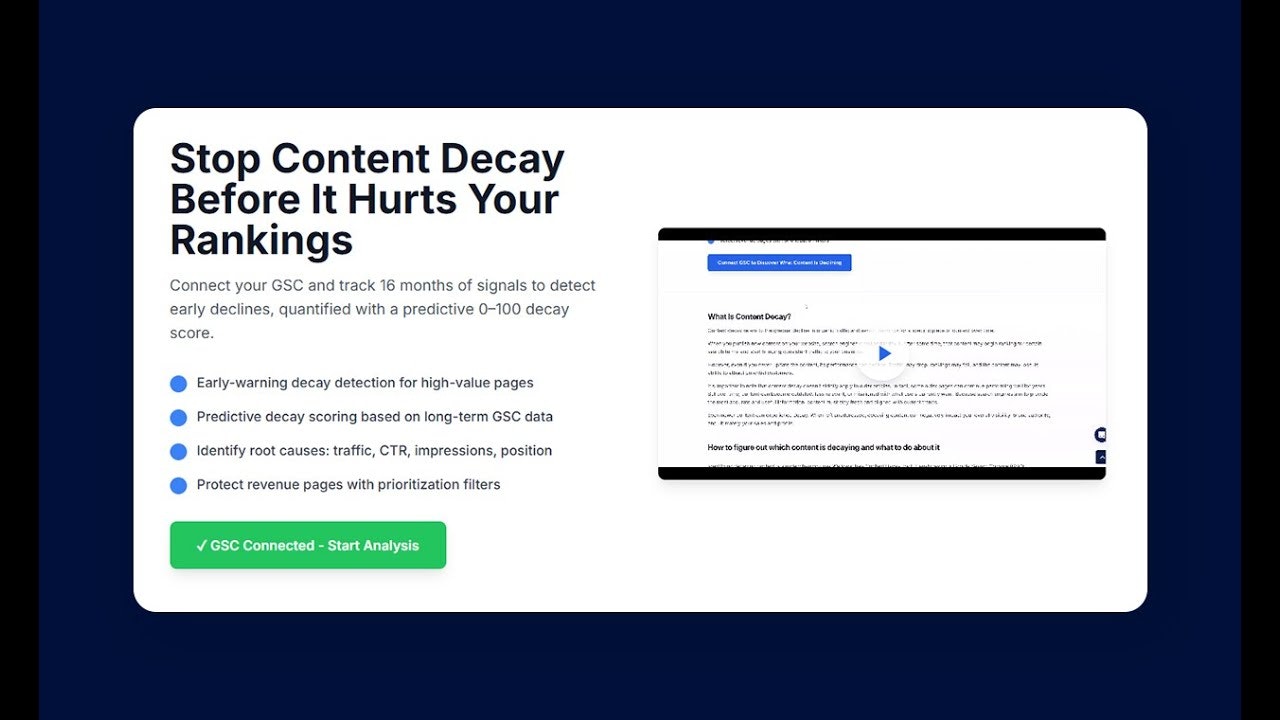 Content Decay Tool (by Wellows) gallery image