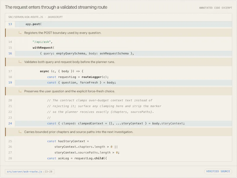 Tracebook screenshot 3