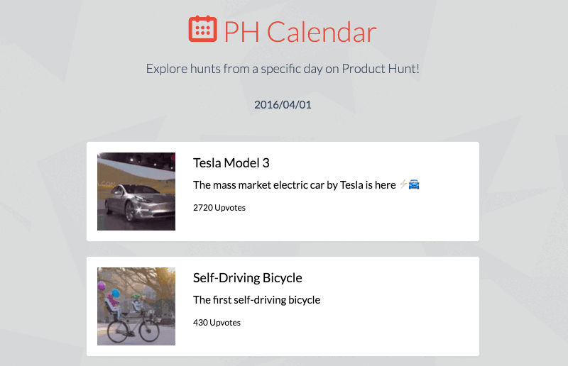 PH Calendar