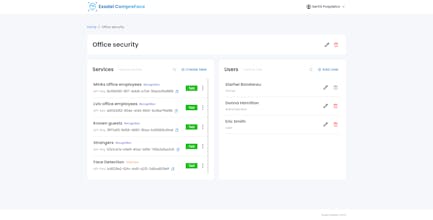CompreFace gallery image