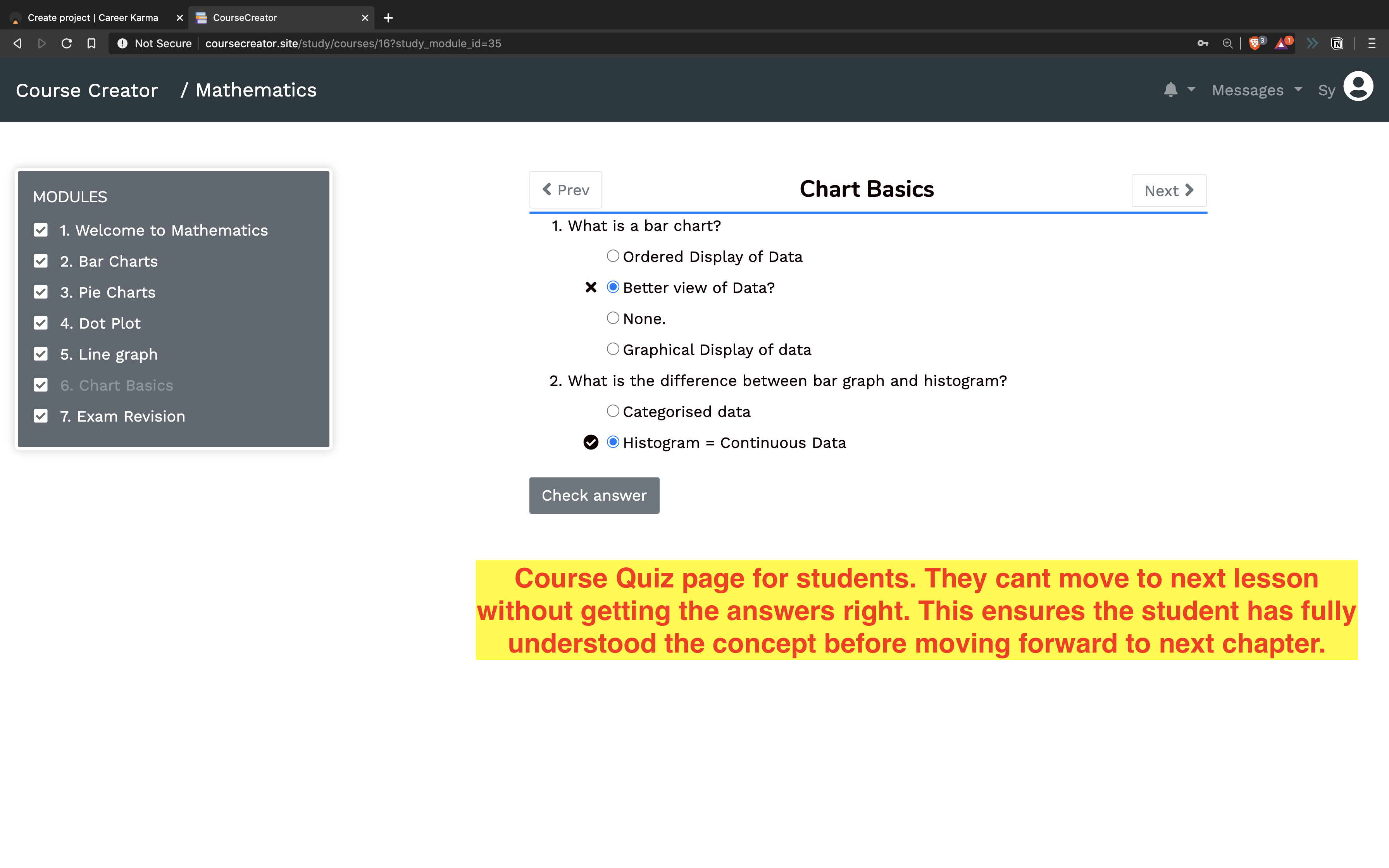 CourseCreator gallery image