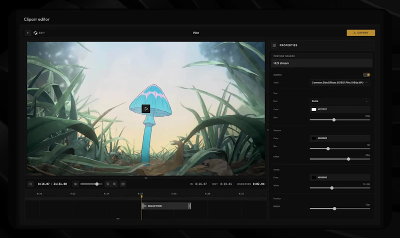 Cliparr- Open Source Media Clipper screenshot 1