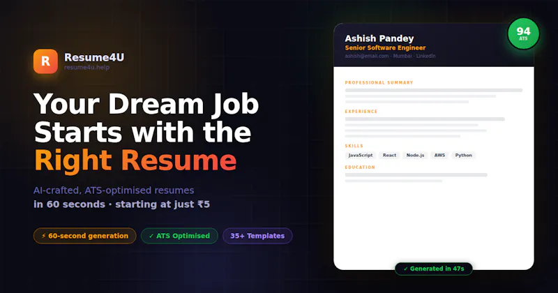 Resume For You screenshot 1